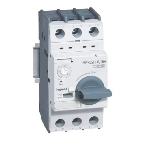 Motor protection circuit breaker MPX3 32H 0.1-0.16A 100KA