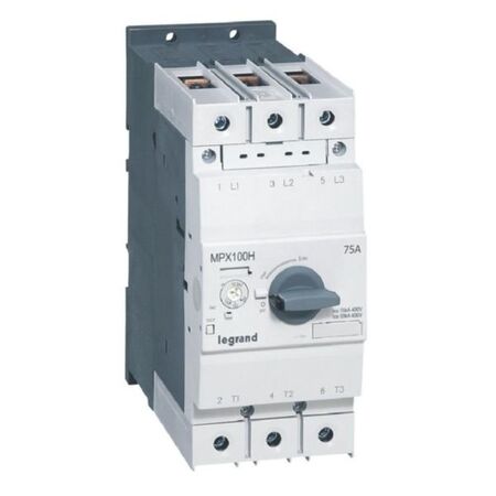 Motor protection circuit breaker MPX3 100H 55-75A 50KA