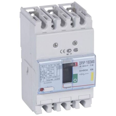 MCCB DPX3 160 ONLY MAG 3P 50A 16KA