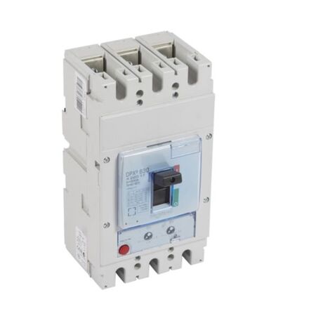 Circuit breaker DPX3 250,3 poles, with rated current of 250A and electronic protection.