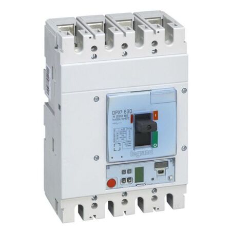 DPX³630 S2 electronic release circuit breaker, 4 poles 630A and breaking capacity 36kA
