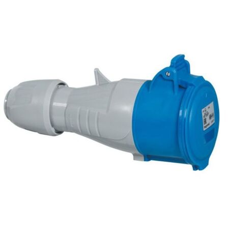 Mobile socket P17 - IP44 - 200/250 V~ - 16 A - 2P+E