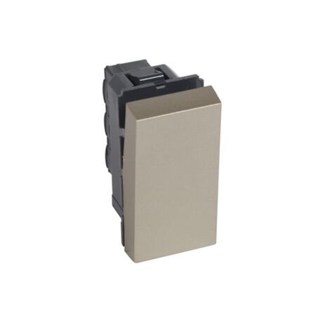 Arteor™ - 1-way switch 20 AX 250 V~ - 1 module square version - Champagne