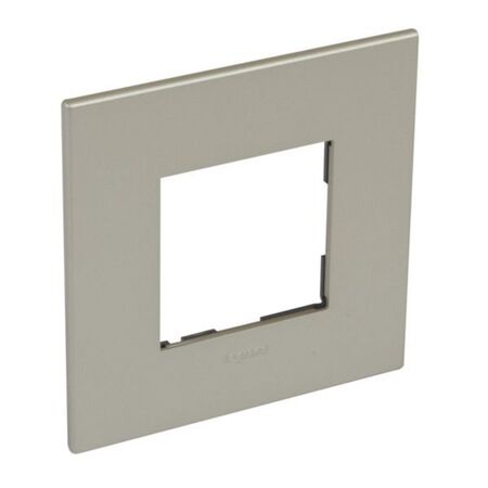 Arteor™ - British standard plate square version 2 modules - Champagne