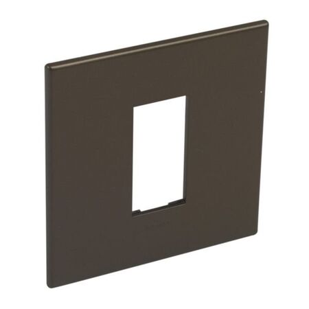 Arteor™ - British standard plate square version 1 module - Dark Bronze