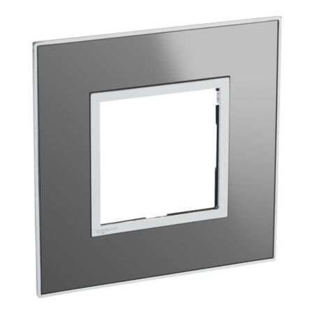 Arteor™ - British standard plate square version 2 modules - Reflective Metal - Stainless Steel