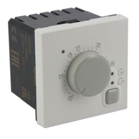 Arteor™ - Thermostat for electric floor heating - 2 modules - White