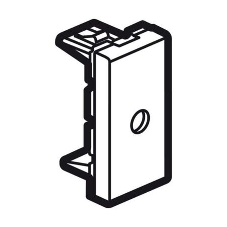 Arteor™ - Cord outlet - Ø8 mm entry - 1 module - White