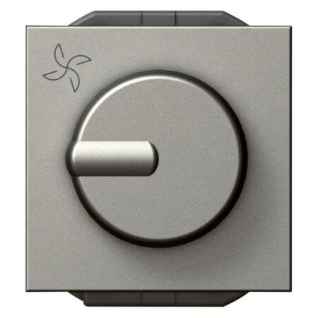 Arteor™ - Fan controller - Fan step regulator 100 W - 2 modules - Magnesium