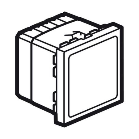 Illuminated sign Arteor™ - 1 W - 2-state LEDs green/red - 2 modules - magnesium