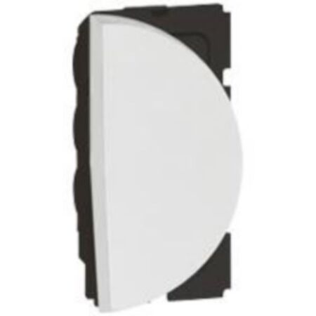 Arteor™ - 1-way push-button - round - 1 right module - White