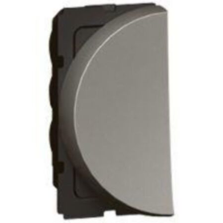 Arteor™ - 1-way push-button - round - 1 left module - Magnesium