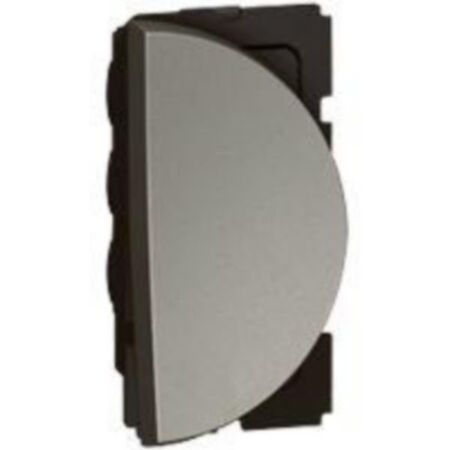 Arteor™ - 1-way push-button - round - 1 right module - Magnesium