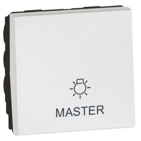 Arteor™ - Master switch - lighting control - 2 modules - White
