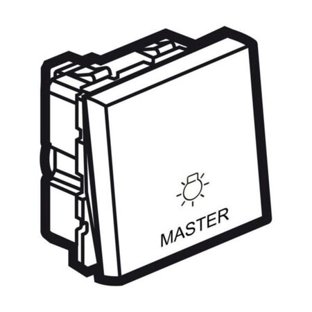 Arteor™ - Master push-button for lighting control - 2 modules - Magnesium