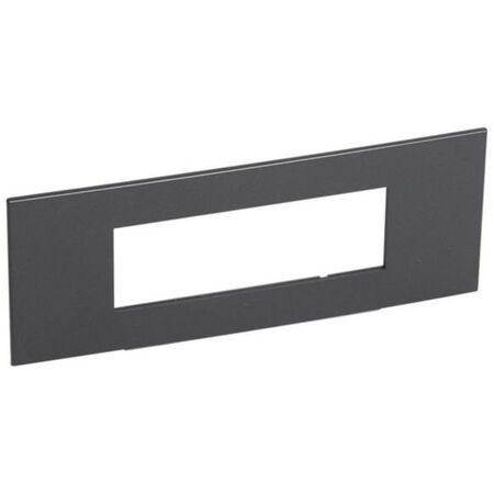 Arteor™ - Plate - Italian/French/German std - square - 6 modules - Graphite