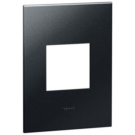 Arteor™ - Plate - American standard - square - 2 modules - 2'' x 4'' - Graphite