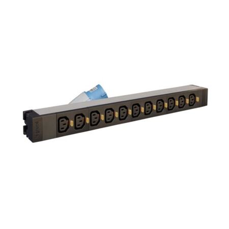 LCS³ 19" PDU 1U 12 x C13 IEC 60320 standard with 3m power supply cord