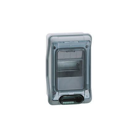 Plexo3 IP65 Surface Mount Enclosure 6 Module Grey 200Hx164Wx116Dmm