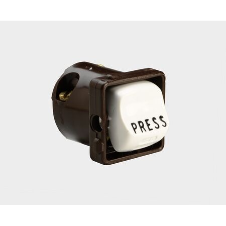 HPM 15A Single Pole Double Throw Non Latching Spring Return Rocker Switch White