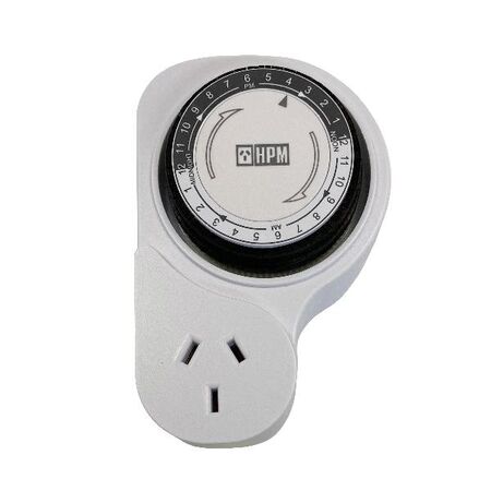 HPM 24h Double Pole Analogue Timer