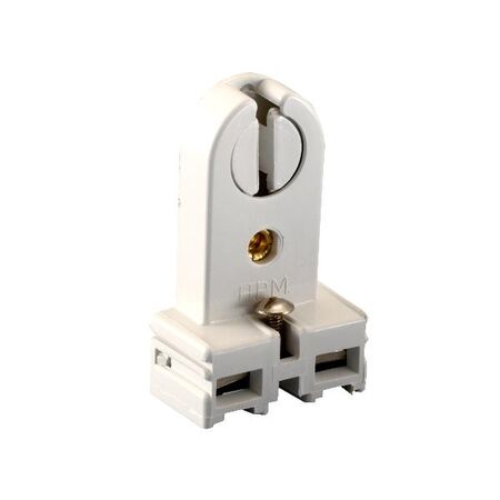 HPM Tombstone Screwed Terminal Lamp Holder White - 40 Pack