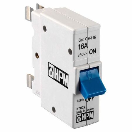 HPM 1P 16A 6kA 1 Module Miniature Circuit Breaker