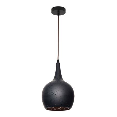 CELESTE: Bohemian Rustic Embossed Bell Shape Pendant Light