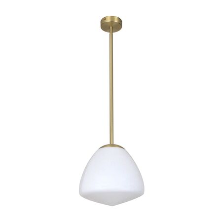 CIOTOLA: Interior Tipped Small Dome Frosted Glass Pendant Lights