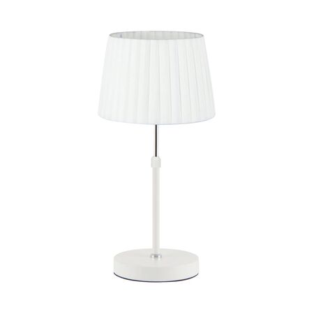 CRECER: Interior Slanted Pleated Shade Height Adjustable Table Lamps