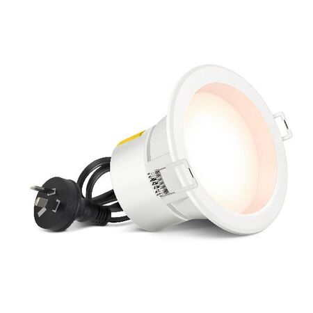 HPM DLI 7W 700lm LED Warm White Dimmable Downlight 90mm White