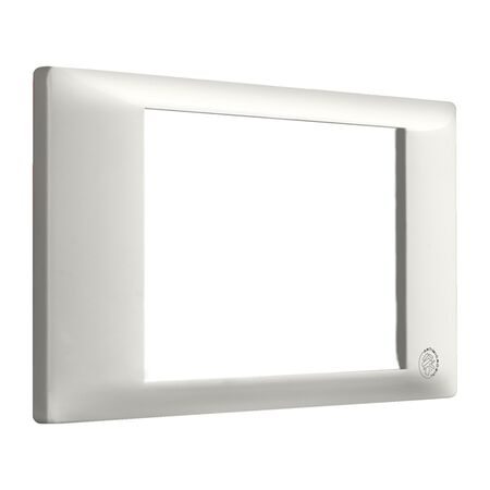 Excel Life - Medical - Common plate - Horizontal plastic coverplate - antimicrobial & chemical resistant Common series 1 gang white