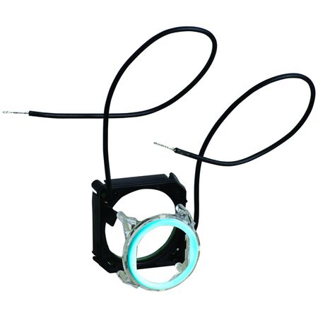 Excel Life - Indicator mechanism Blue LED ring for rocker switches 250V a.c. urban grey
