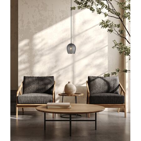 FOSSETTA: Interior Wine Glass Shape Dimpled Pendant Lights