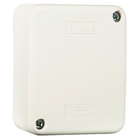 HPM Junction Box 68x89x44mm White