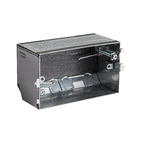 HPM Fire and Acoustic Rated Metal Wall Box Black