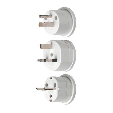 HPM 10A 2400W EUR USA UK Travel Adaptor