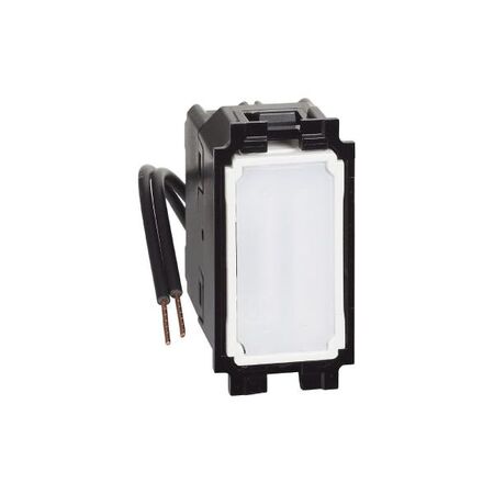 Bticino Living Now 1P 10A 1 Module 4 Way Switch Mechanism with White LED