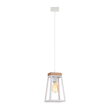 LANTERNA: Scandinavian Wood Trapezium Pendant Lights