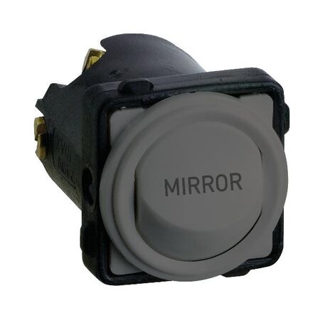 Excel Life - Engraved rocker switch mechanism 16A Engraved MIRROR urban grey