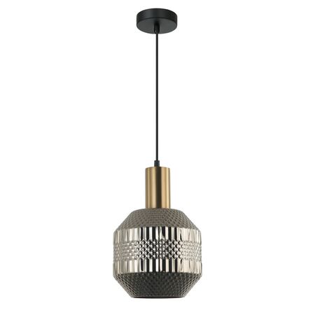 MARACA: Interior Glass Jar With Quadrilateral Segment Pendant Lights
