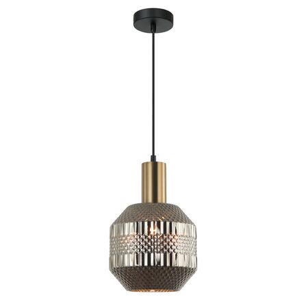 MARACA: Interior Glass Jar With Quadrilateral Segment Pendant Lights