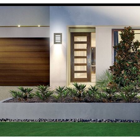 NED: Exterior Grilled Surface Mounted Wall Lights IP54