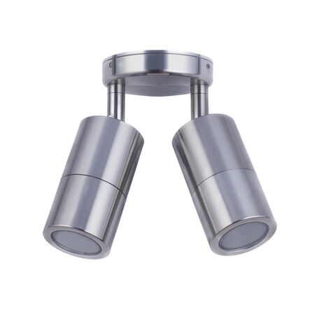 GU10 Exterior Wall Pillar Spot Lights (Titanium Aluminium) IP65