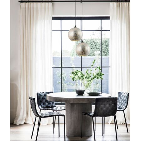 ROCHE: Interior Wine Glass Shape Matte Gold / Chrome Glass Pendant Lights