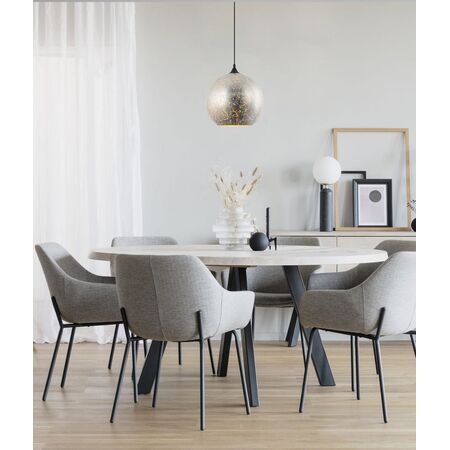 ROCHE: Interior Wine Glass Shape Matte Gold / Chrome Glass Pendant Lights