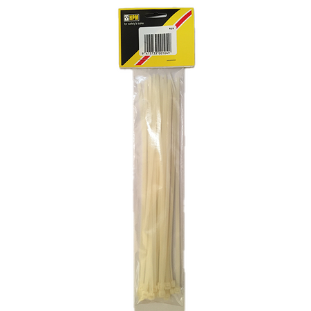 HPM Handy Cable Ties 280x4.8mm White - 20 Pack