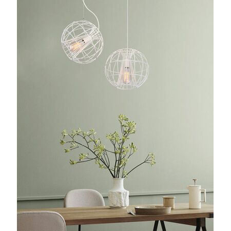 SENTINEL: Modern Minimalist Round Cage Pendant Lights