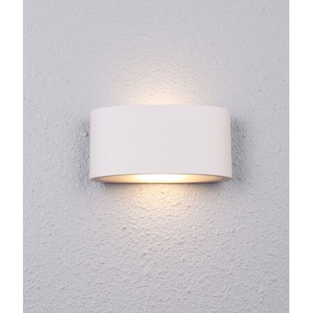 TAMA: LED Exterior Surface Mounted Curved Up/Down Wall Lights IP54