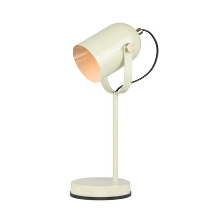 TAZZA: Ellipse Shade with Antique Brass Highlight Table Lamps